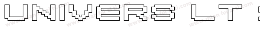 Univers LT Std 55 R字体转换